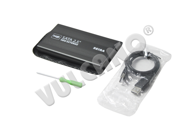 Contenitore Per Dischi Rigidi In Alluminio Da 2,5" USB 2.0 Per Dischi Rigidi In Alluminio Da 2 5 Usb 2 0 Per Dischi Rigidi Sata - Foto 5