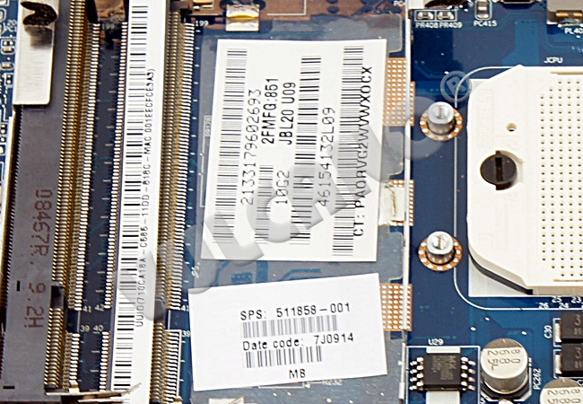 Motherboard para Notebook HP Pavilion / Para AMD / SB710 575575-001