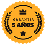 5 años de garantía