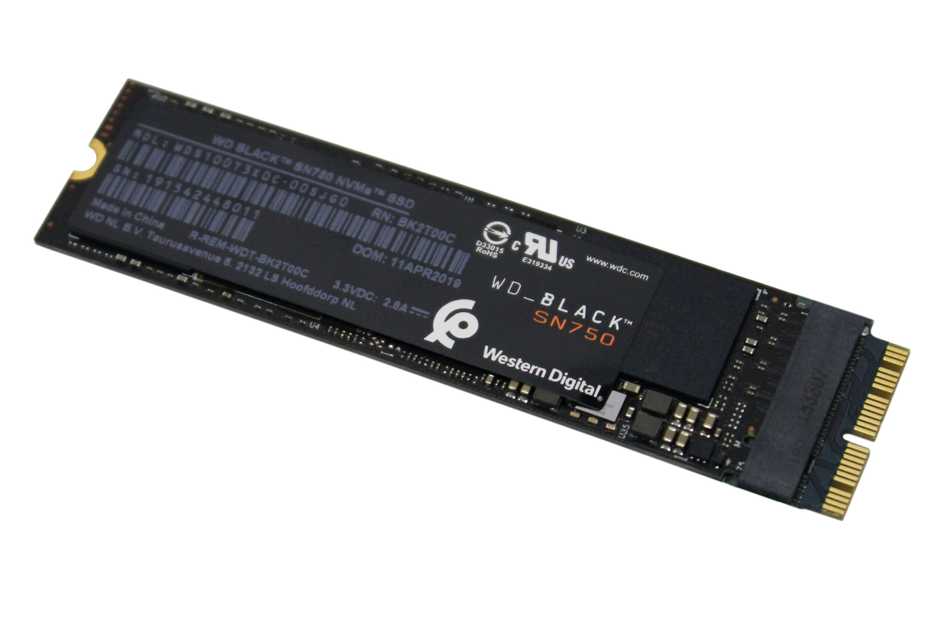 Disco SSD 500GB 12+16Ping NGFF  Western Digital Black Macbook Macbook Air   / 500Gb / 12+16Ping NGFF / 3470 MB/S SN770